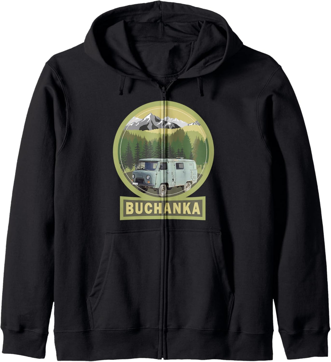 Buchanka Bukhanka UAZ 452 2206 Minivan Camping Kapuzenjacke