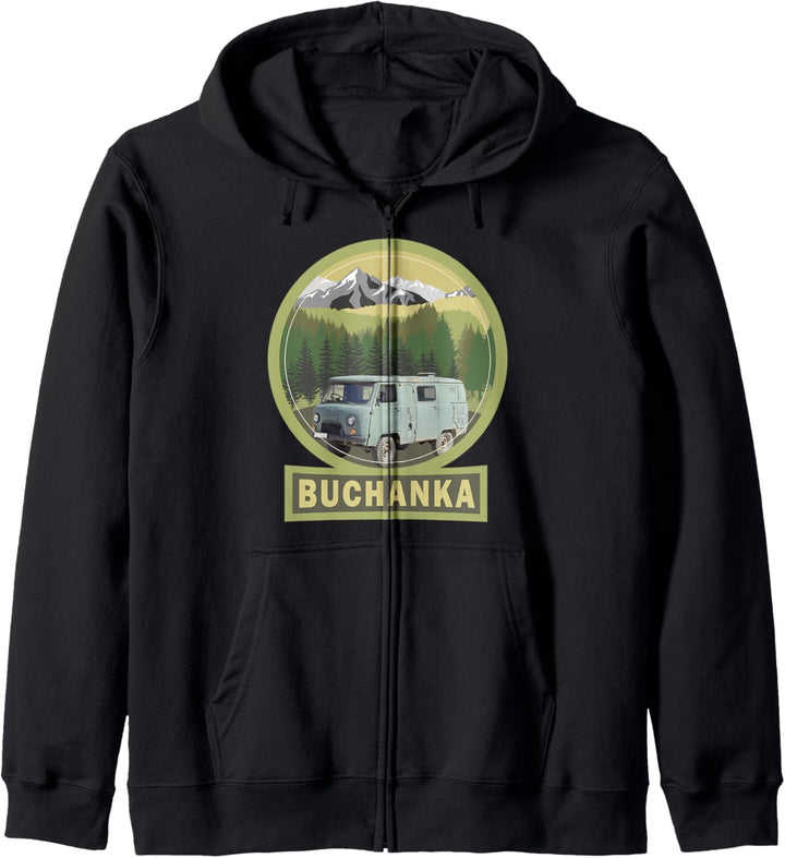 Buchanka Bukhanka UAZ 452 2206 Minivan Camping Kapuzenjacke