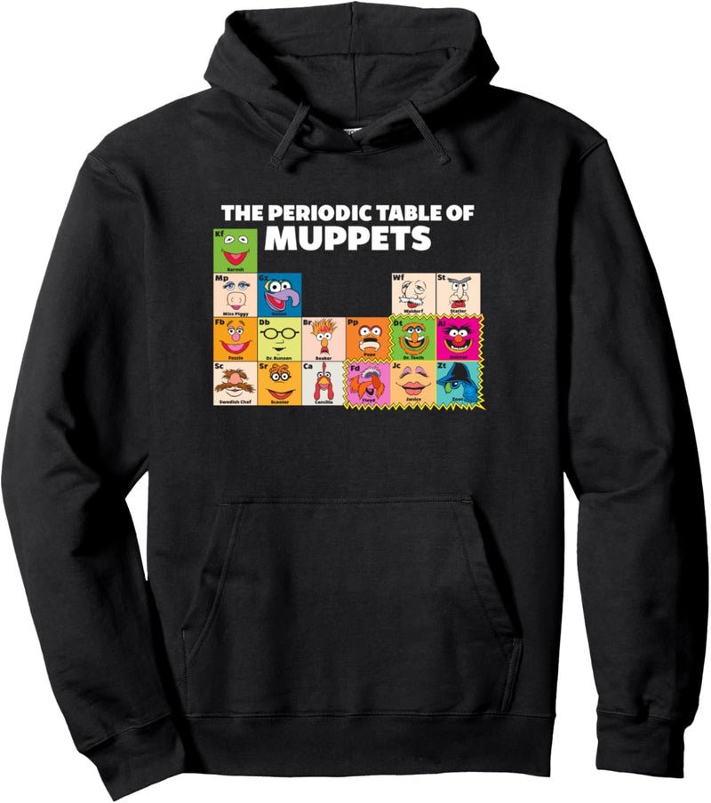 Disney The Muppets Periodic Table Of The Muppets Pullover Hoodie