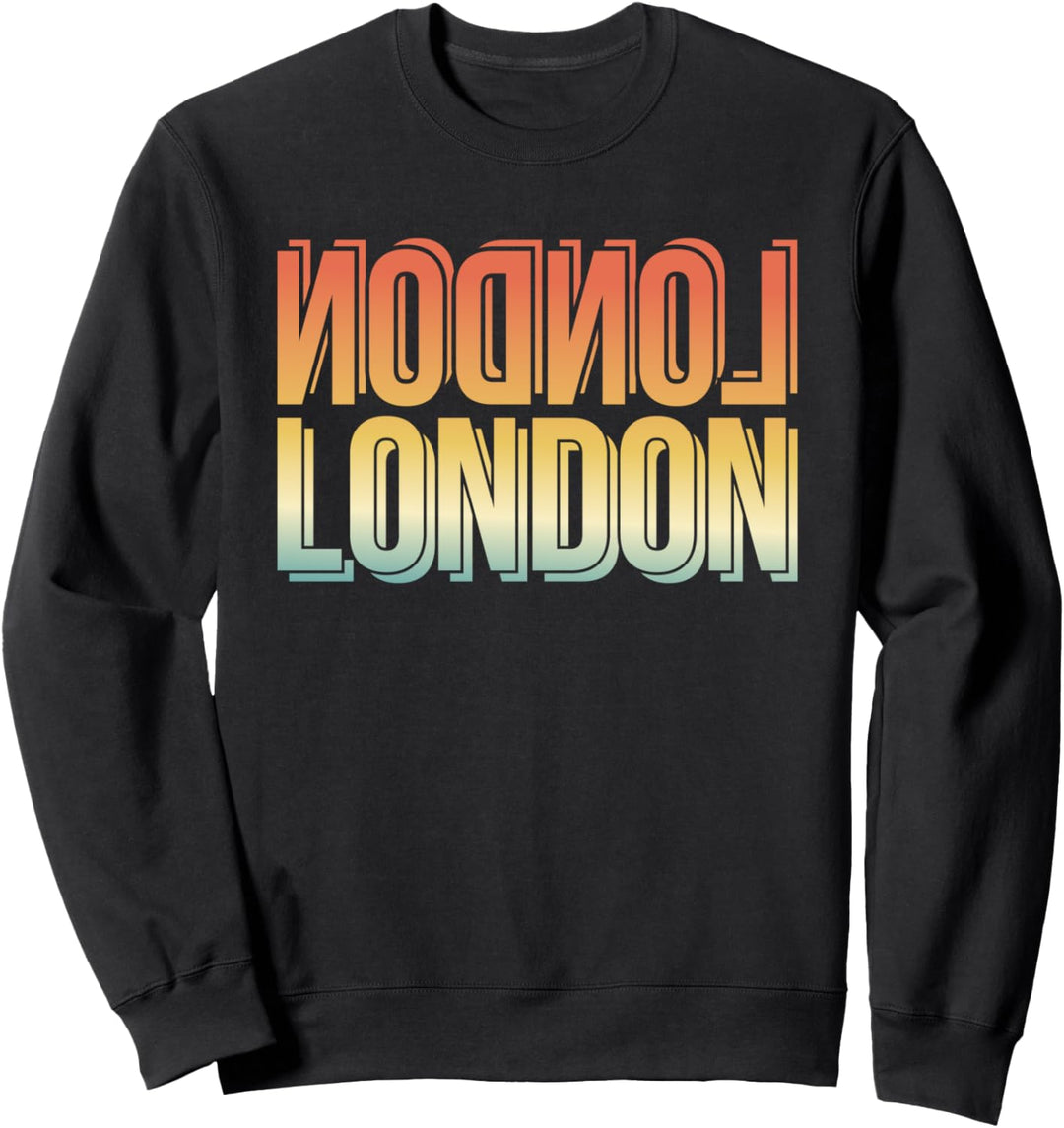 London Souvenir England Simple Name London Sweatshirt