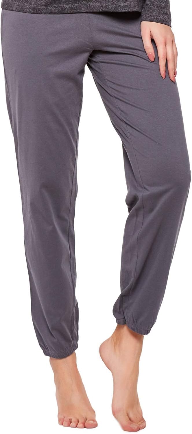 Moonline moderner und bequemer Damen Pyjama/Shorty, mit weicher Baumwolle, Verschiedene Modelle S An