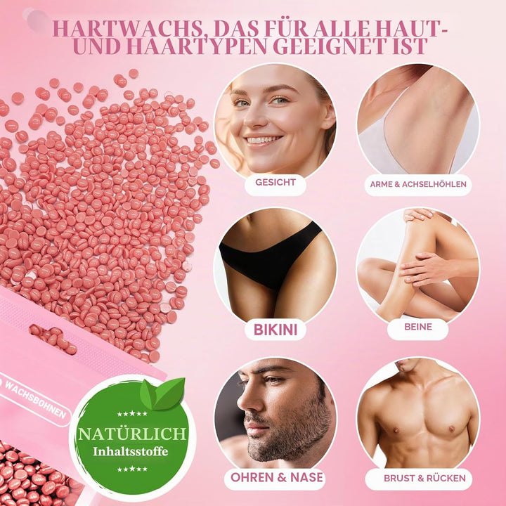 iFanzeTech Wax Maschine Waxing Set Frauen: Wachs Haarentfernung - Wachswärmer Wachsgerät zur haarent