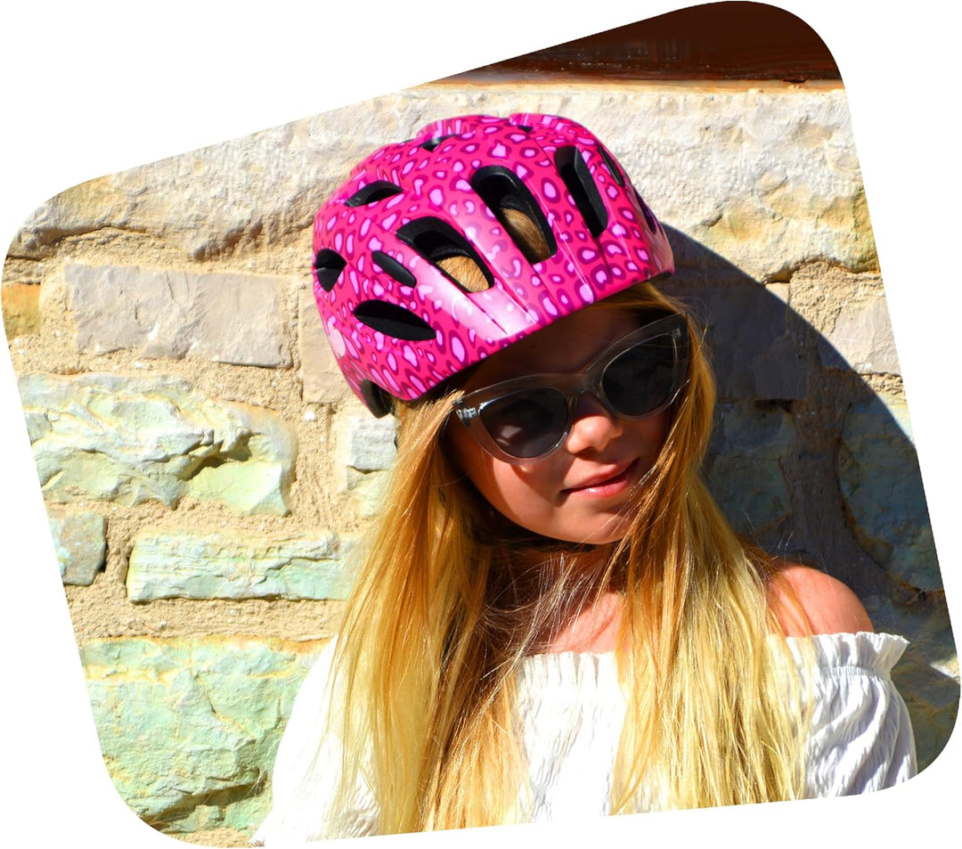 Fahrradhelm mit licht für Kinder - und Jugendliche | Grösse 54-58 I Ansprechender Kinder-Fahrradhelm