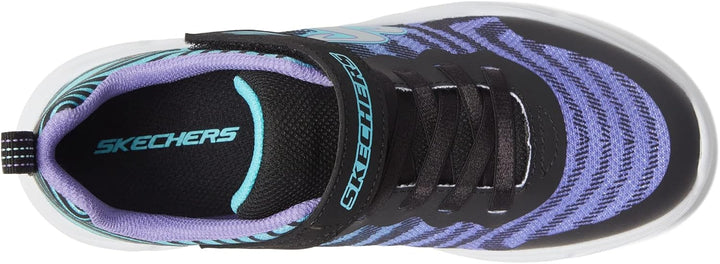 Skechers Mädchen 302478l Nvpk Sneaker 27 EU Schwarz, 27 EU Schwarz
