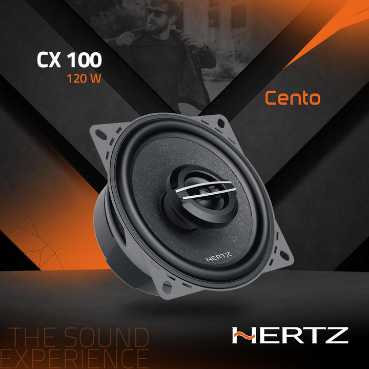 Hertz CX 100 2 Wege Koax Lautsprecher, 10cm, 240 Watt