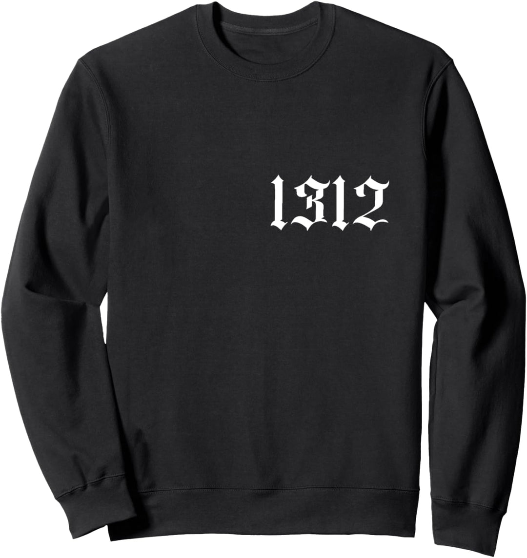 1312 auf tshirt, 1312 auf Hoodie, 1312 cooles Fussball Fan Sweatshirt
