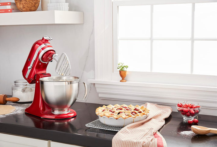 KitchenAid KSMPB5 Gebäckschlägel für 4,5/5Q Kippkopf-Standmixer, Silber