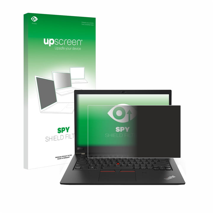 upscreen Blickschutzfilter für Lenovo ThinkPad T480s | , Anti-Spy Displayschutz Made in Germany, Pri