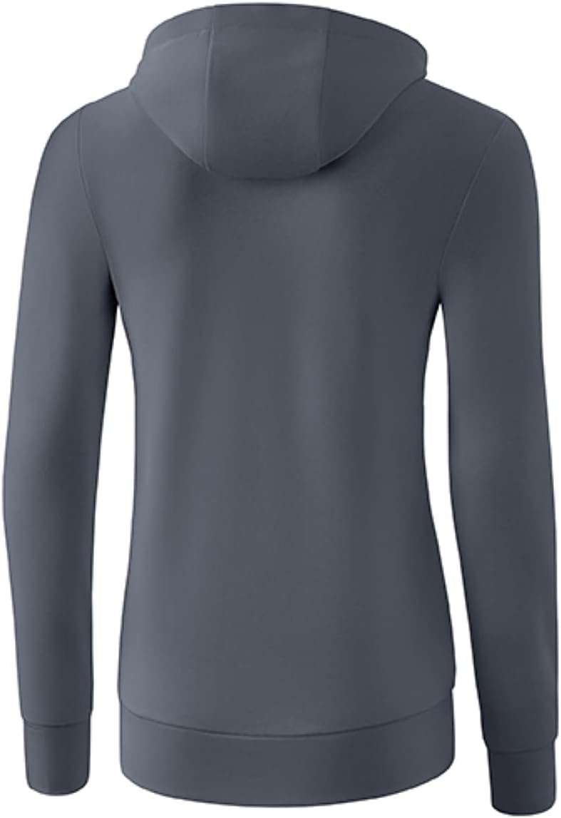 Erima Damen Basic Kapuzensweat Jacke 34 Slate Grey, 34 Slate Grey