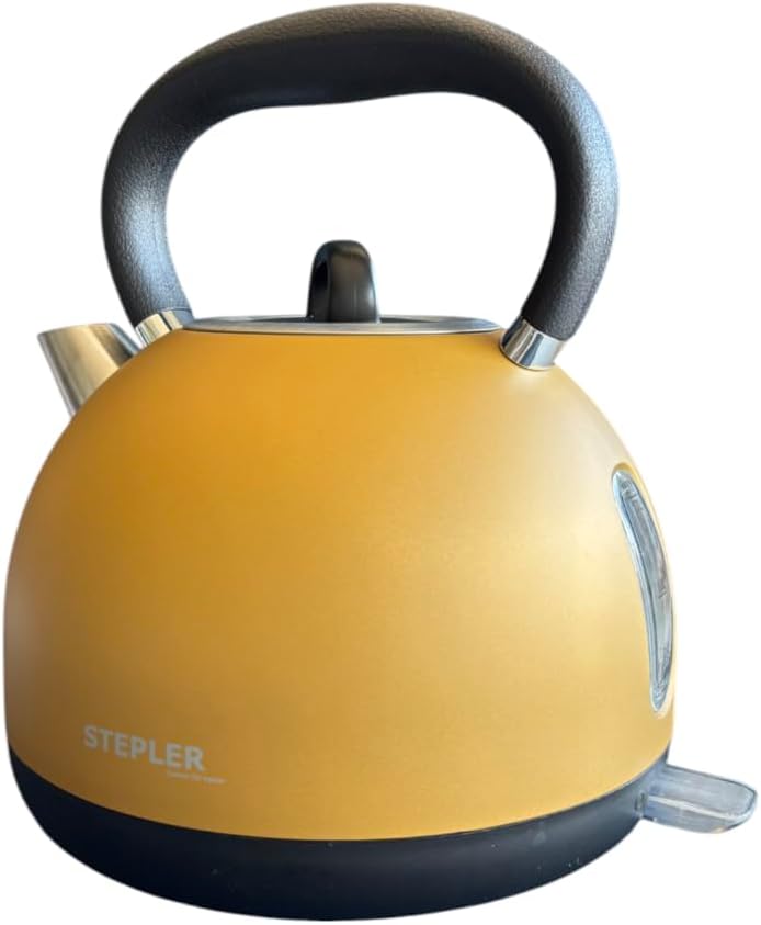 STEPLER Wasserkocher Retro-Design 1,7 Liter (WKR001) | Teekessel | Flötenkessel | Teekocher | Überhi
