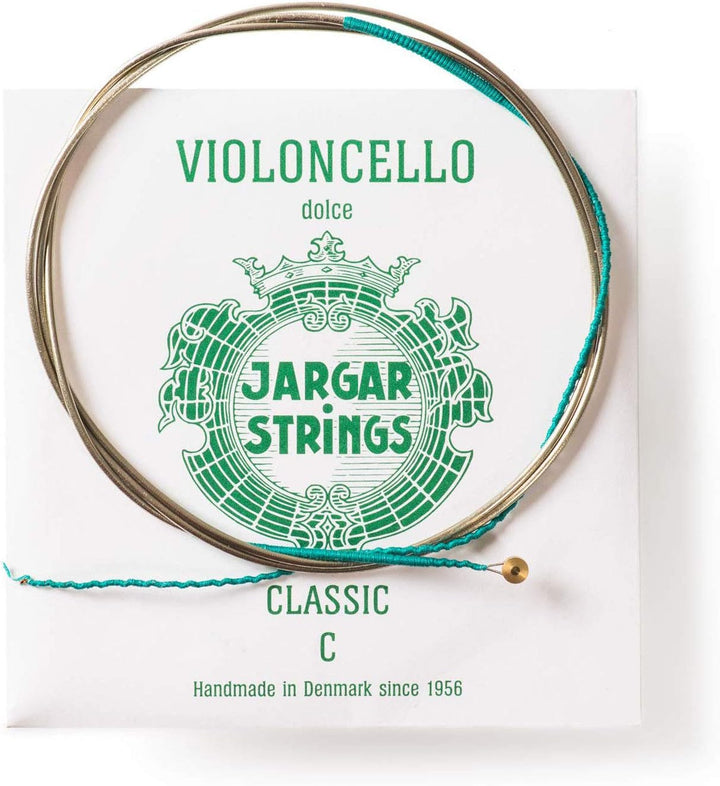 JARGAR Ce-GCD Cello Classic G-Saite, dolce (1,16mm) für Cello Dolce / Leicht Grün // Green, Dolce /