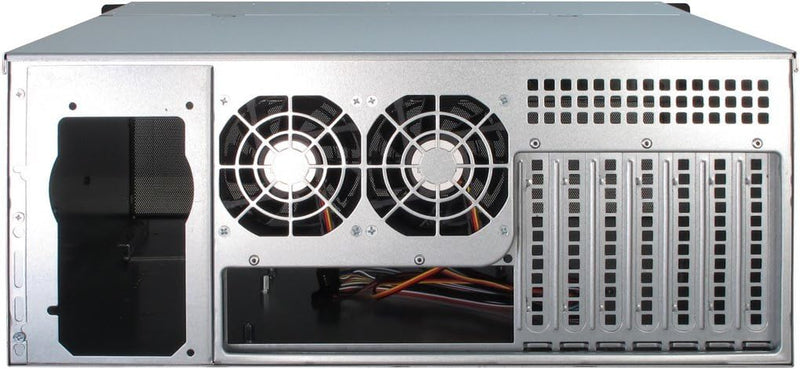 Inter-Tech 88887191 Case IPC Storage 4U-4408, o.PSU, Schwarz, Silber