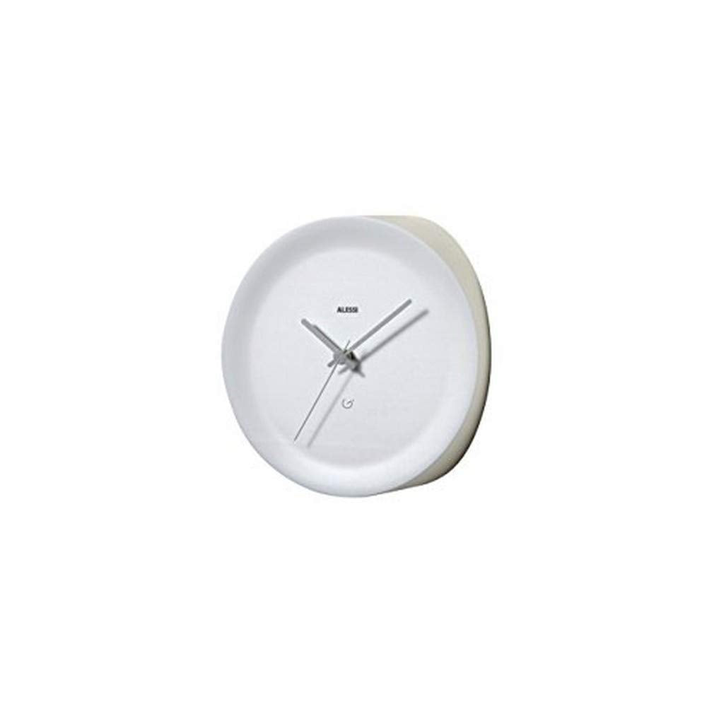 Alessi,GIA20 W,Eckenuhr, AA8thermoplastischem Harz,weiss, 21 x21 cm, Weiss