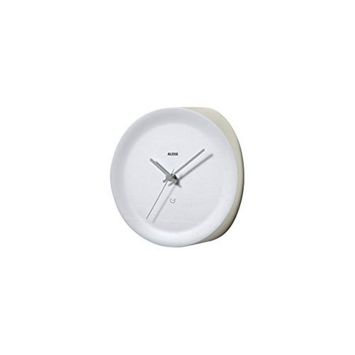 Alessi,GIA20 W,Eckenuhr, AA8thermoplastischem Harz,weiss, 21 x21 cm, Weiss