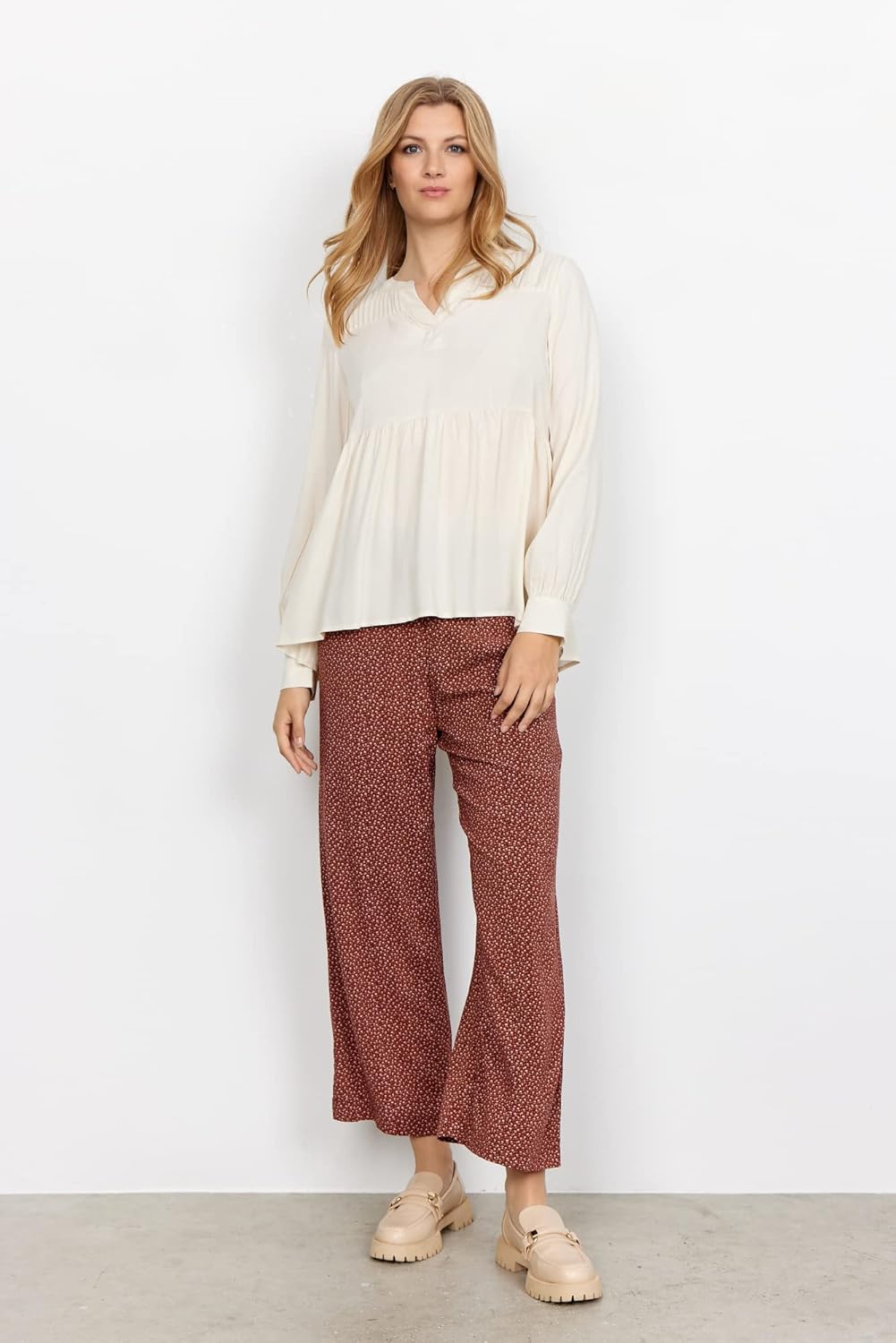 SOYACONCEPT Damen Bluse XS 1620 Cream, XS 1620 Cream