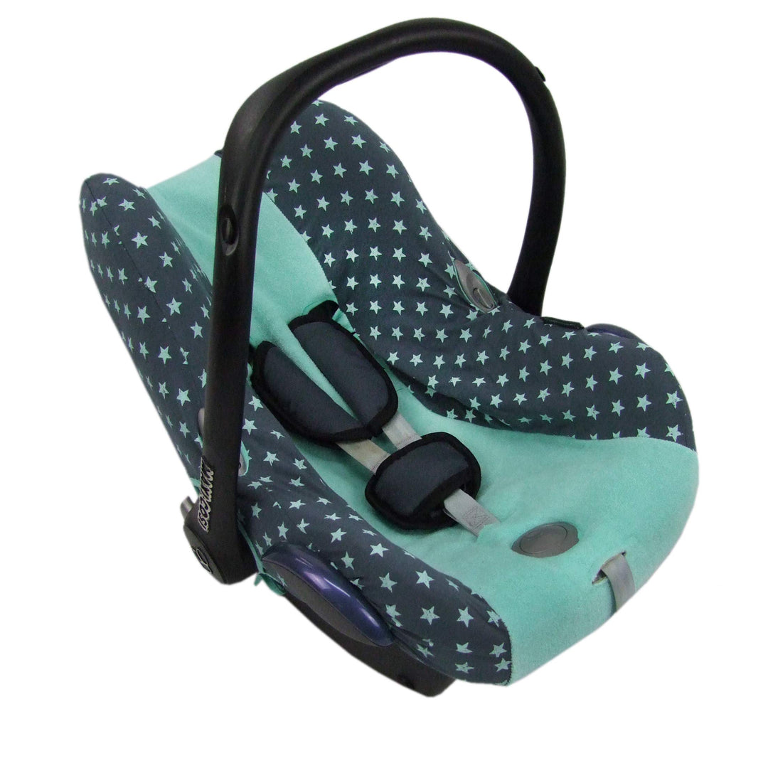 BAMBINIWELT Sommerbezug, Schonbezug, Bezug aus FROTTEE kompatibel mit Maxi Cosi CABRIOFIX STERNE (tü