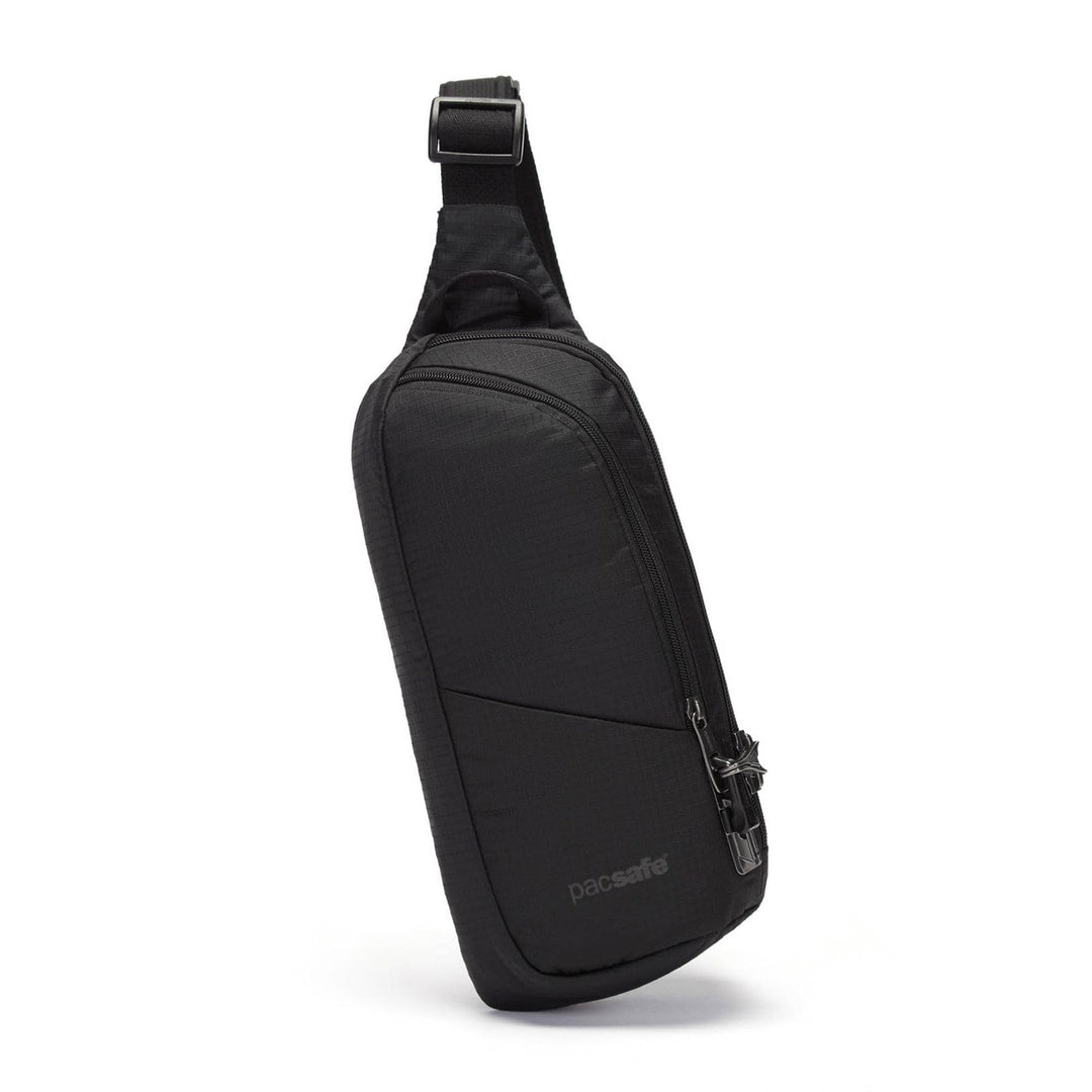 Pacsafe Vibe 150 - Anti-Diebstahl Cross-Body Pack, Diebstahlschutz Umhängetasche Schwarz / Jet Black