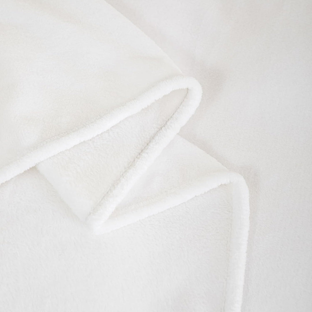 Kuscheldecke Flauschig Winter Warm Weiss Fleecedecke Kuscheldecke 180x200 Weich Kuschelig Flanell Wo