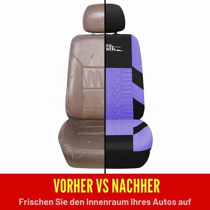 AUTOYOUTH Vordersitzbezüge, hohe Rückenlehne, Schalensitzbezug für die meisten Autos, SUVs, Limousin
