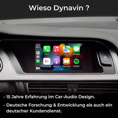 DYNAVIN Android Autoradio Navi für Audi A4 A5 Q5 S4 S5 mit Concert/Symphony Radio, 6,5 Zoll Radio mi