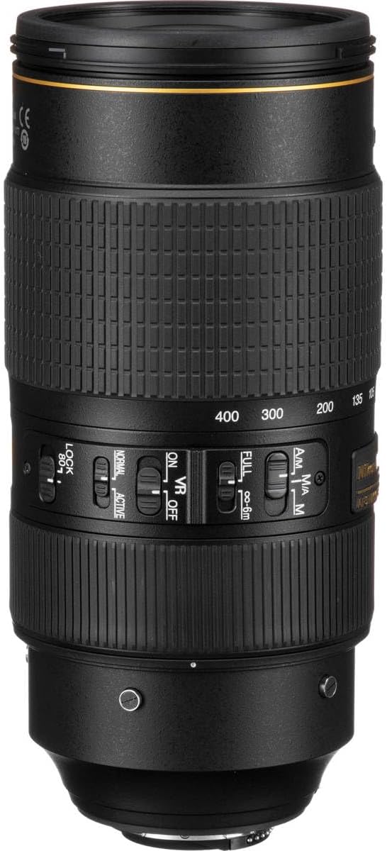 Nikon AF-S NIKKOR 80-400 mm 1:4,5-5,6G ED VR Objektiv (77mm Filtergewinde) 80-400 mm f/4.5-5.6G Einz