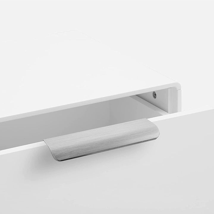 goldenwarm Aluminium 128mm Küchengriffe Profilgriff Gebürstet Schrankgriffe Türgriff Geschwungener S