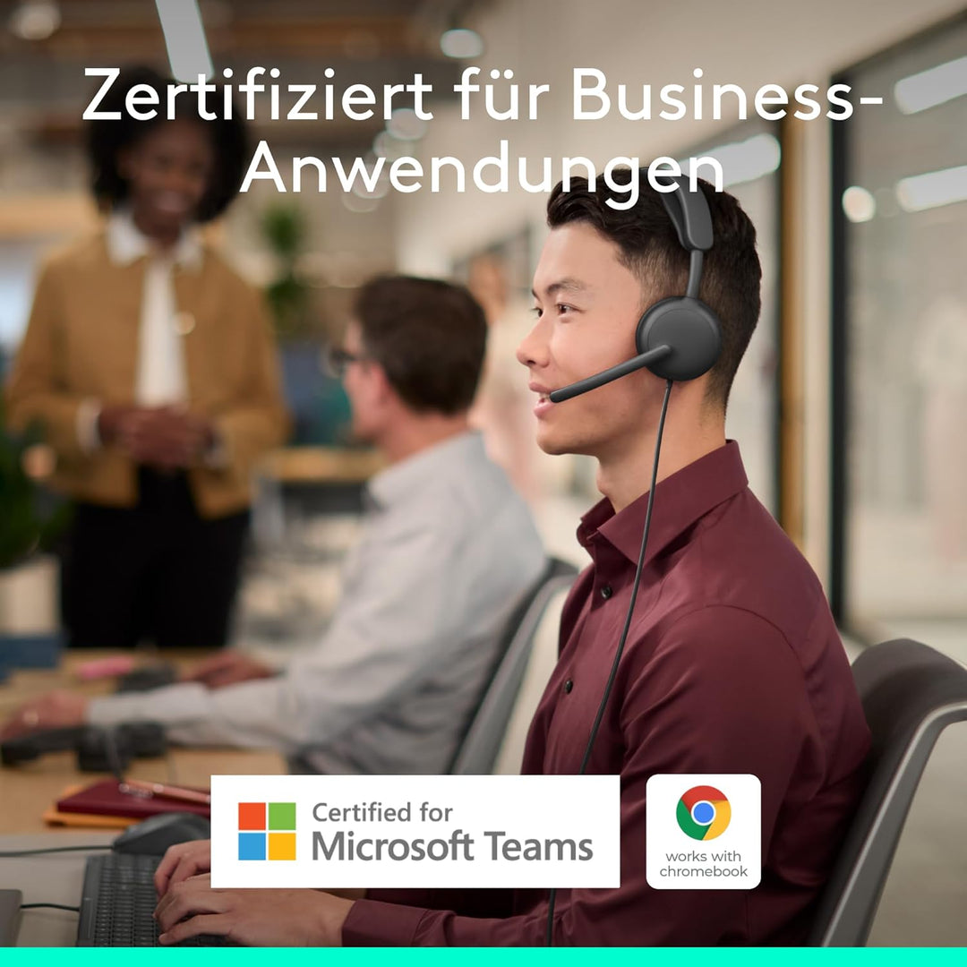 Logitech Zone Wireless 2 ES for Business – Kabelloses Headset mit Geräuschunterdrückung und Adaptive