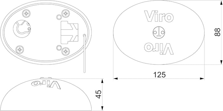 VIRO 30422242220000 T Van Lock