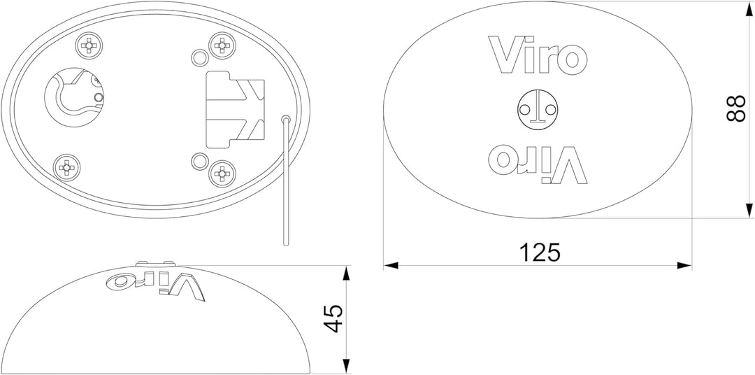 VIRO 30422242220000 T Van Lock