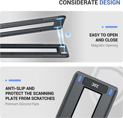 JJC 35mm Filmhalter Negativ Foto Scannen Maske Streifenhalter Abdeckung für Flachbett-Scanner mit Hi