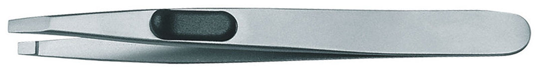 GEDORE 722-2 Präzisionspinzette, plane Greiffläche, blendfrei mattiert