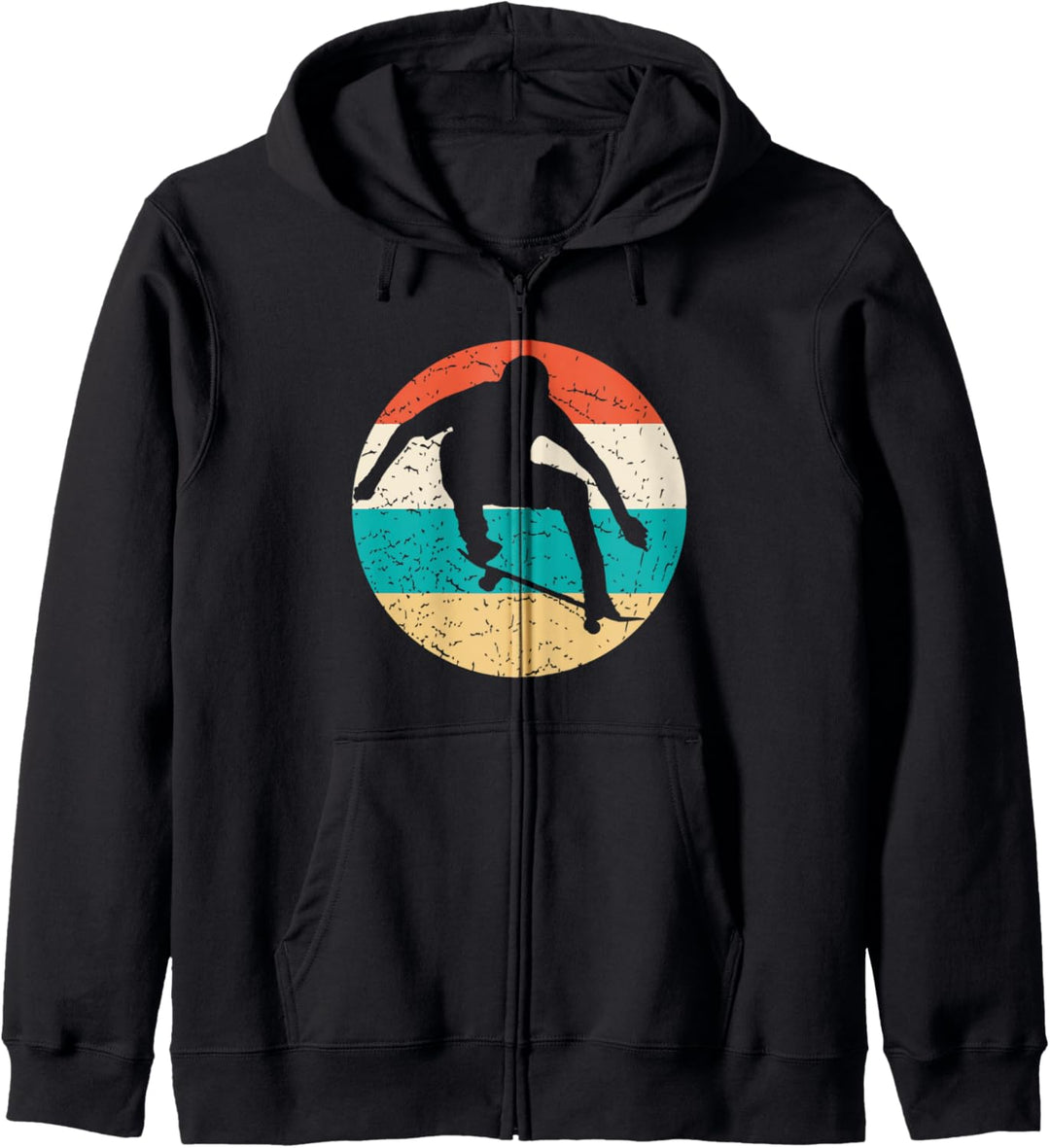 Skateboarding Retro Vintage Skateboarder Kapuzenjacke
