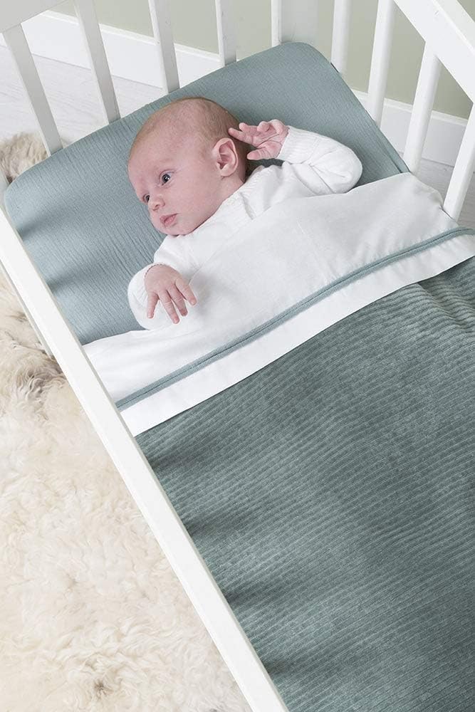 BO BABY'S ONLY - Babydecke Sense - Kuscheldecke für Babywiege - Mit Teddy Vlies - Für Jungen und Mäd