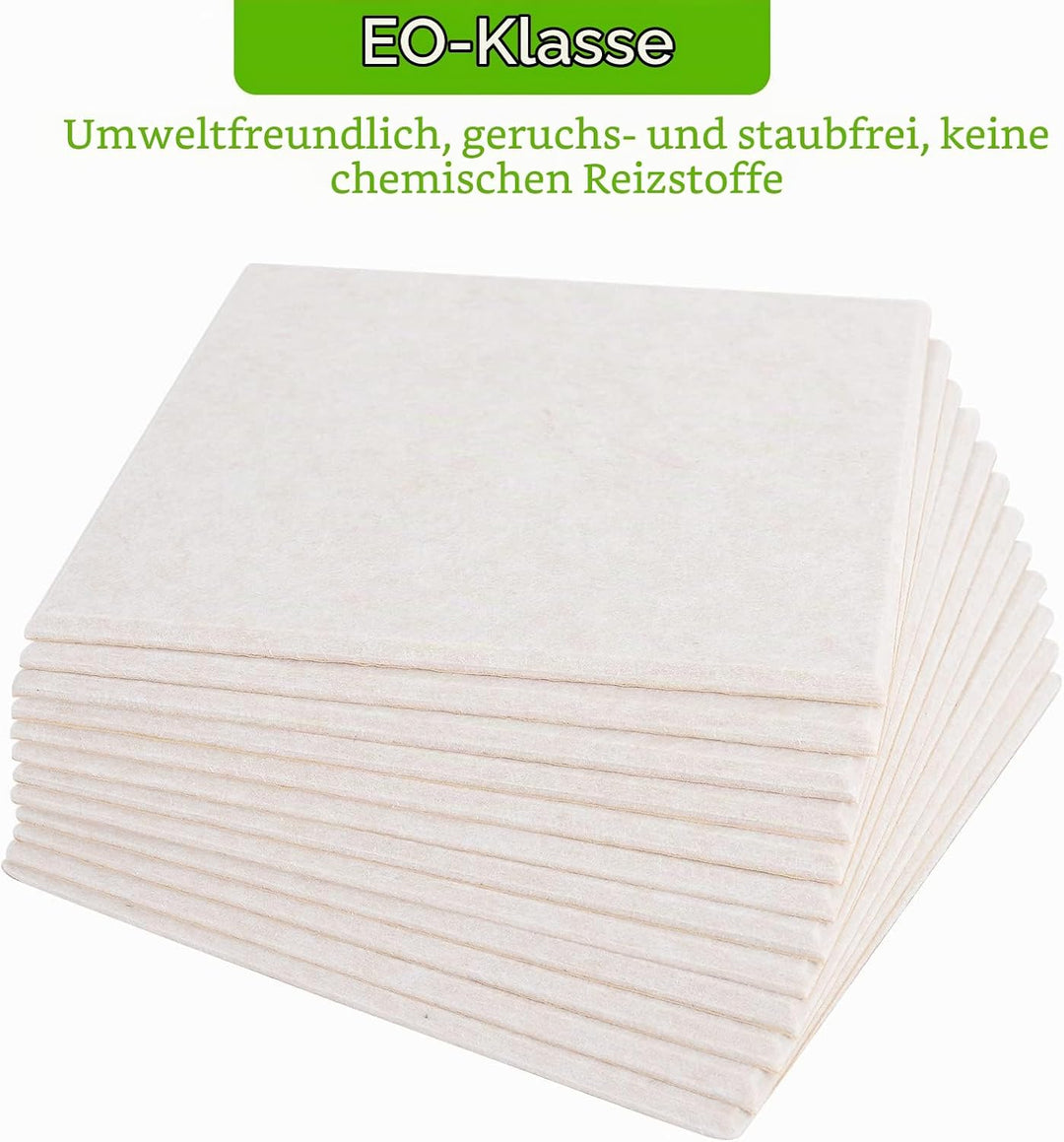 Rdutuok 12 Stück Selbstklebend Akustikplatten,30 x 30 x 1 cm Akustik Absorber Akustik Panel für Tons