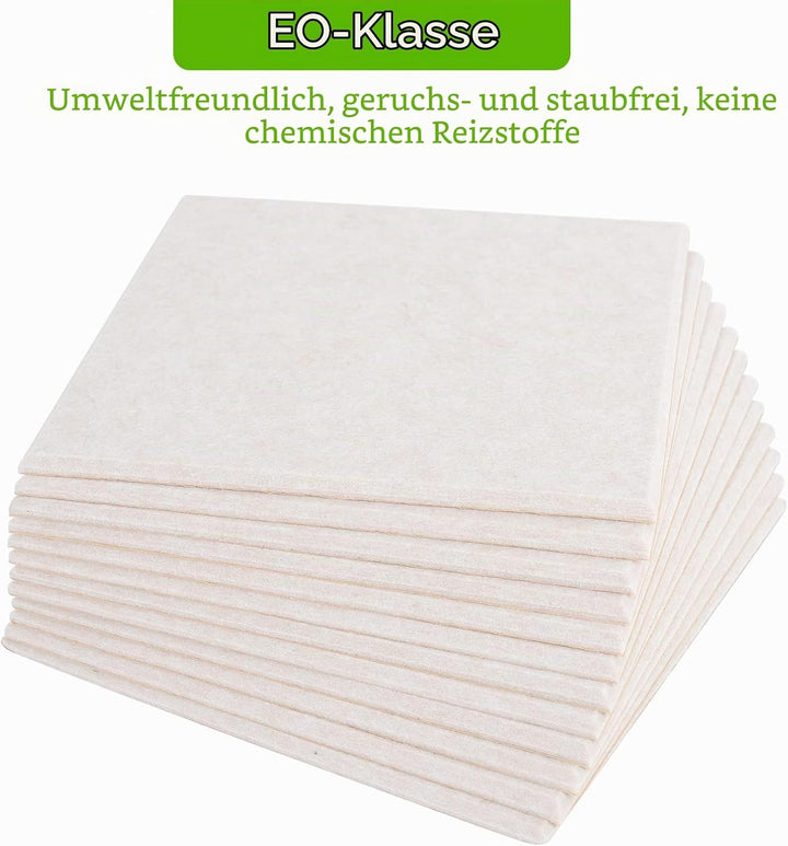 Rdutuok 12 Stück Selbstklebend Akustikplatten,30 x 30 x 1 cm Akustik Absorber Akustik Panel für Tons