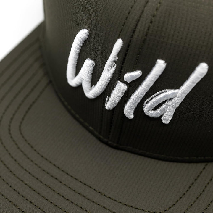 Hand und Feuer Snapback Cap Wild Dunkelgrün Ripstop One Size