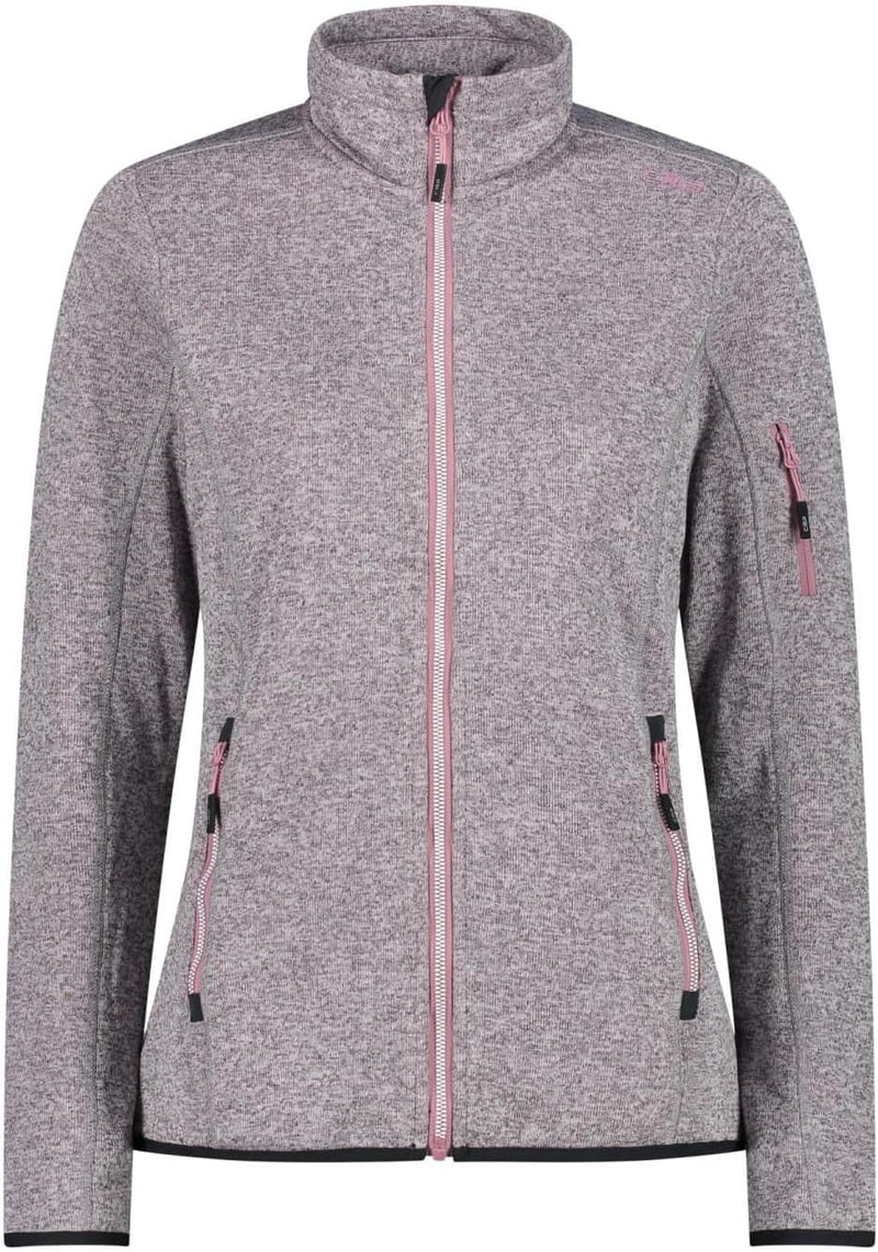 CMP - Knit-Tech-Jacke für Damen, Rouge-Weiss, D40