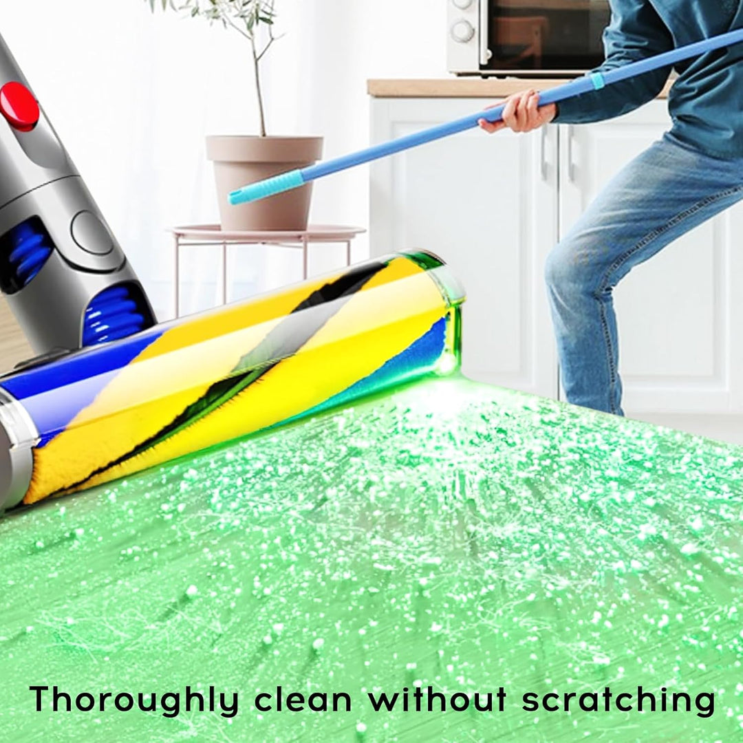 Bürste Ersatzbürste für Dyson V12/V15 Slim Staubsauger Softwalzen Bodendüse Ersatz Bürstenwalze Fluf