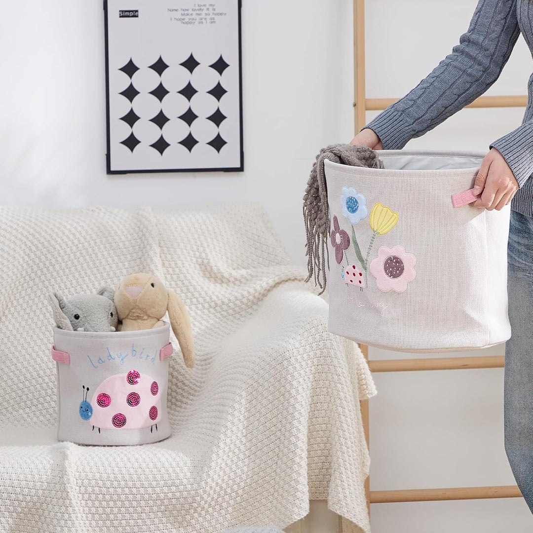AOFANGSHIYE 3 Pcs kleine Aufbewahrungskörbe, gewebte Körbe, Hamper Körbe für Geschenke leer, Spielze
