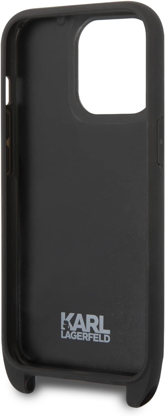 KARL LAGERFELD KLHCP14LSTKMK Hülle für iPhone 14 Pro 6,1" Schwarz hardcase Monog