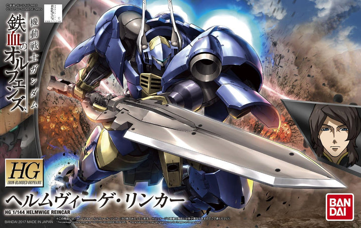 Bandai Model Kit-53208 53208 HG Iron Blooded Orphans 031 Helmwige Reincar 1/144, 12962