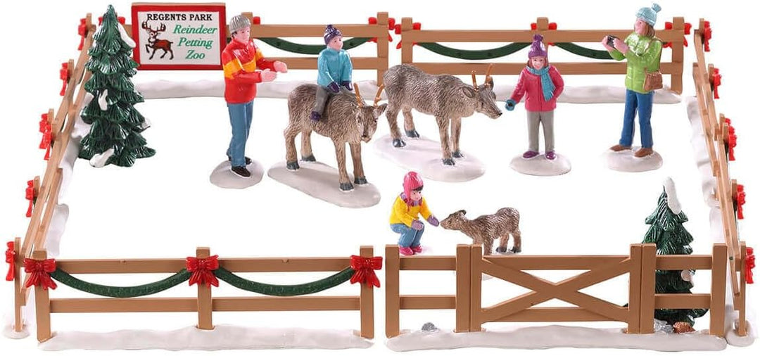Lemax - Vail Village - Zubehör: Rentier Petting Zoo