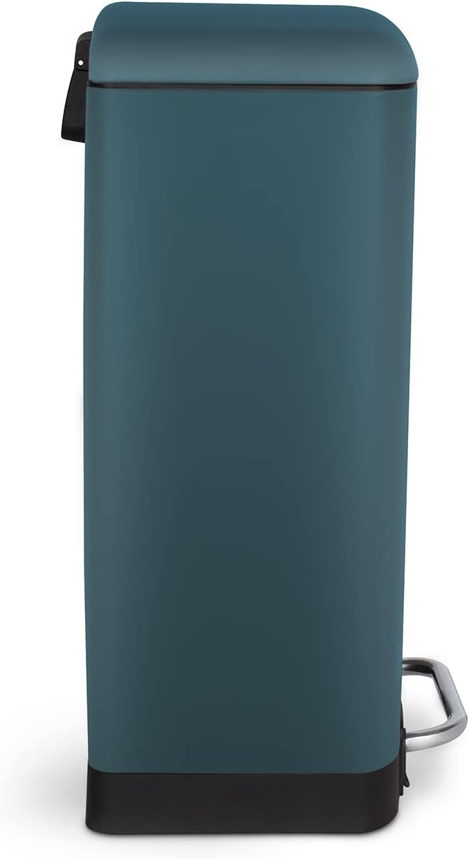 Les Collectors n°716 Edelstahl-Mülleimer, 30 L Fassungsvermögen, Kompakt, Praktisch, Herausnehmbarer