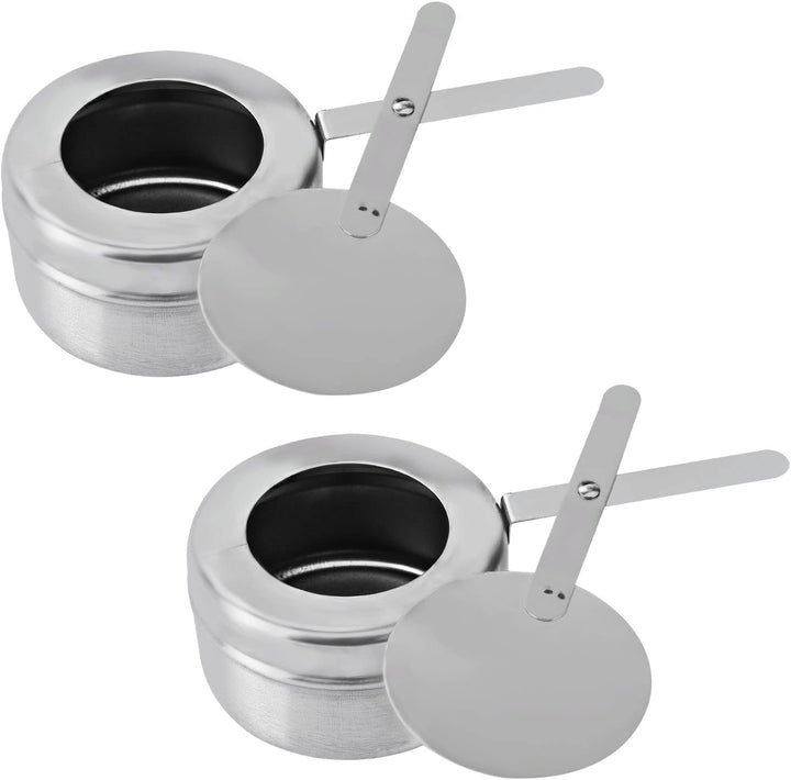 Youyijia 2PC 9L Edelstahl Warmhaltebehälter Buffetwärmer Warmhaltebehälter Speisenwärmer mit Faltbar