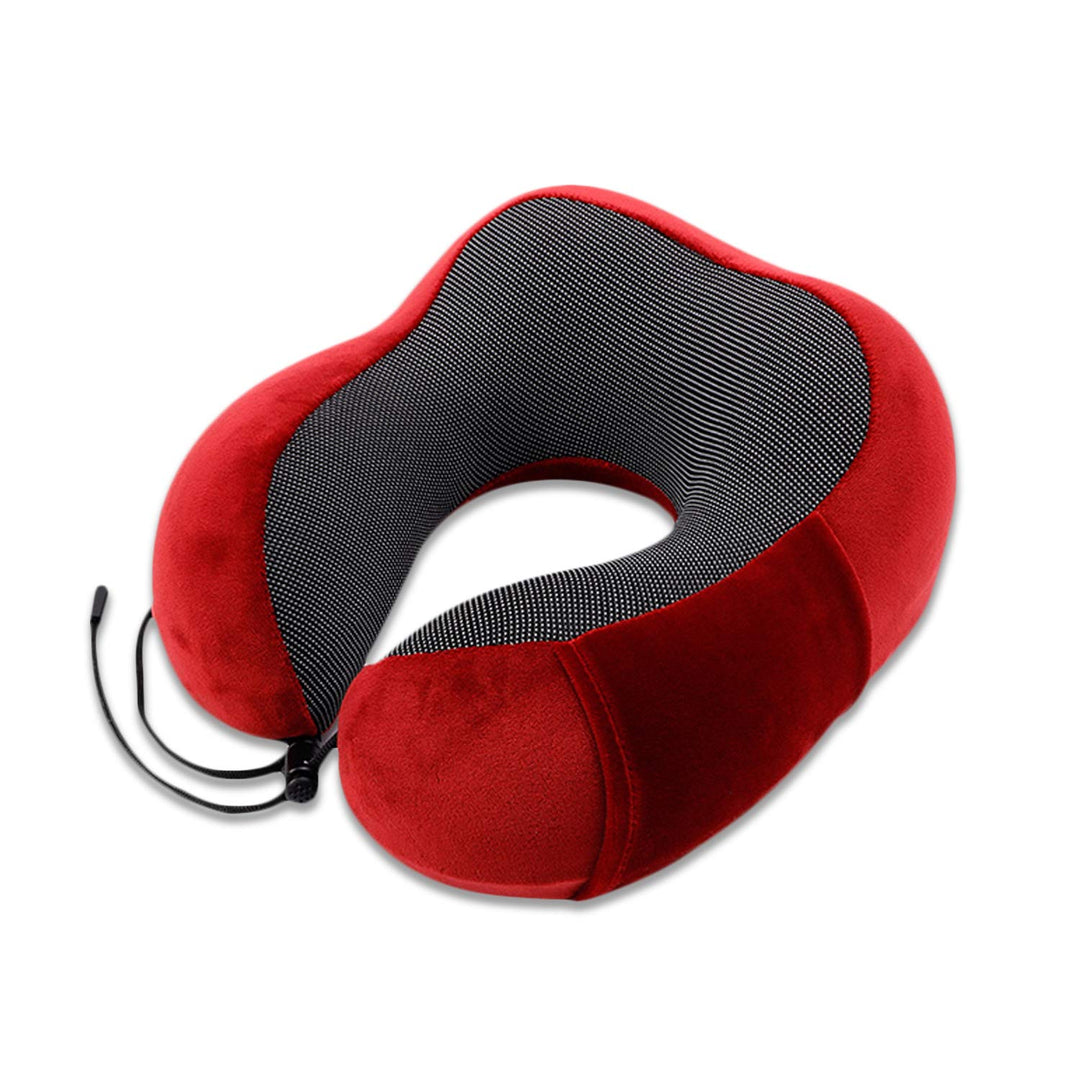 FANDARE Nackenkissen Reisekissen aus Memory-Schaum Neck Pillow Damen Herren Jugendliche Nackenhörnch