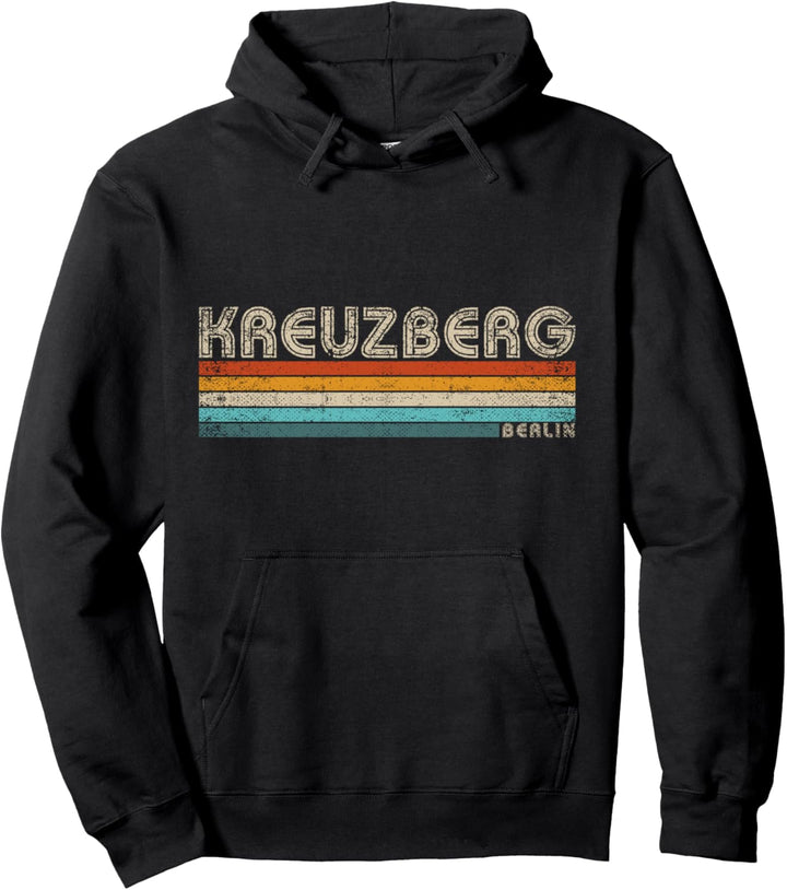 Retro 70er 80er Kreuzberg Kleidung Kreuzberg Pullover Hoodie