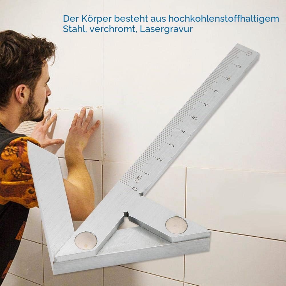Zentrierwinkel 100 x 70 mm industrielle Präzisions Mittellehre zentrierlehre, Mittenfinder Zentrumsf