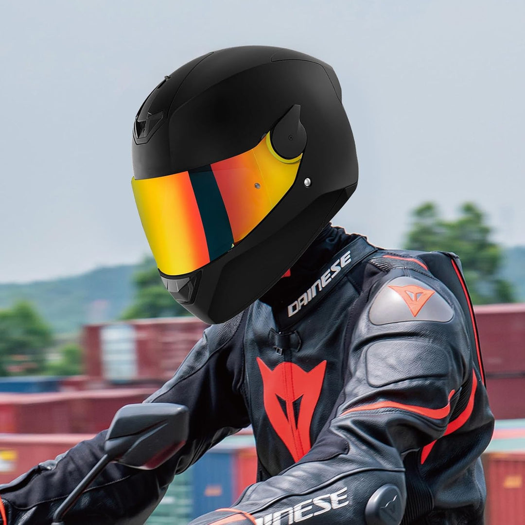 Motorradhelm Visier für Shark D Skwal D-Skwal 2 Spartan Carbon,Helmvisier Motorrad Windschutz Helm O