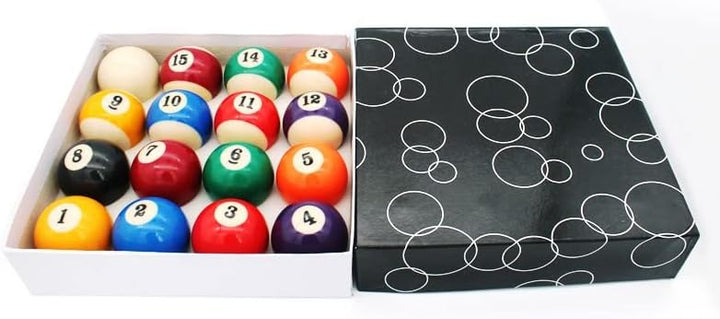 Pegasi AA Grade Poolballset - 16 stücks - 57,2mm - Phenolharz - Polierte Poolbälle - Langlebige Bill