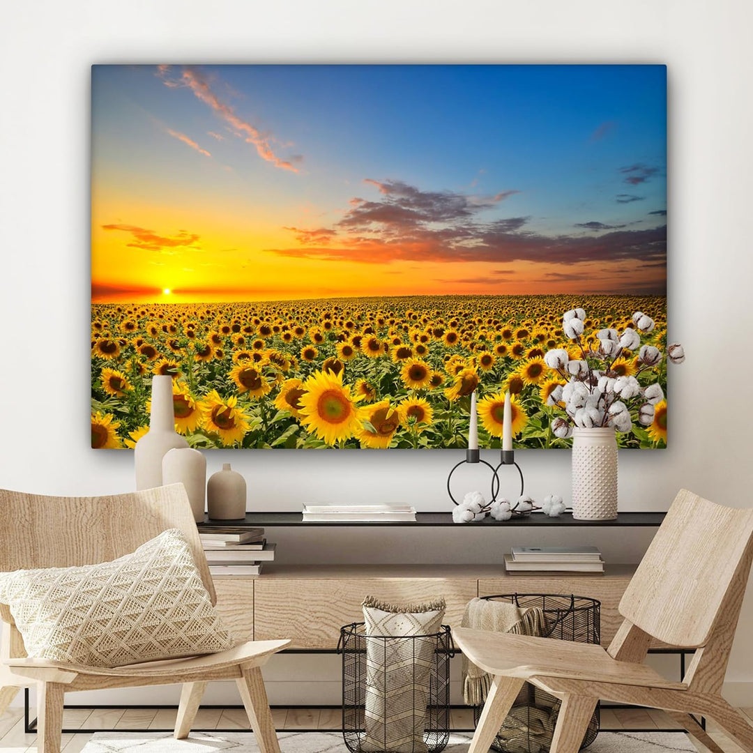 MuchoWow© Bild auf Leinwand Gross 120x80 cm XXL Schlafzimmer Bilder Wand Deko Wohnzimmer Modern Wand